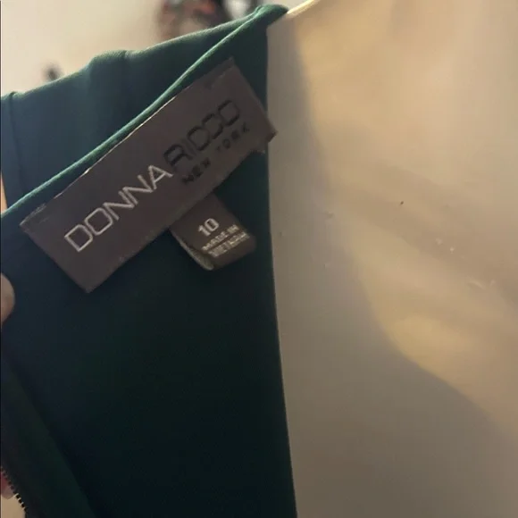 Elegant Green Sleeveless Dress size 10 - Picture 9 of 11